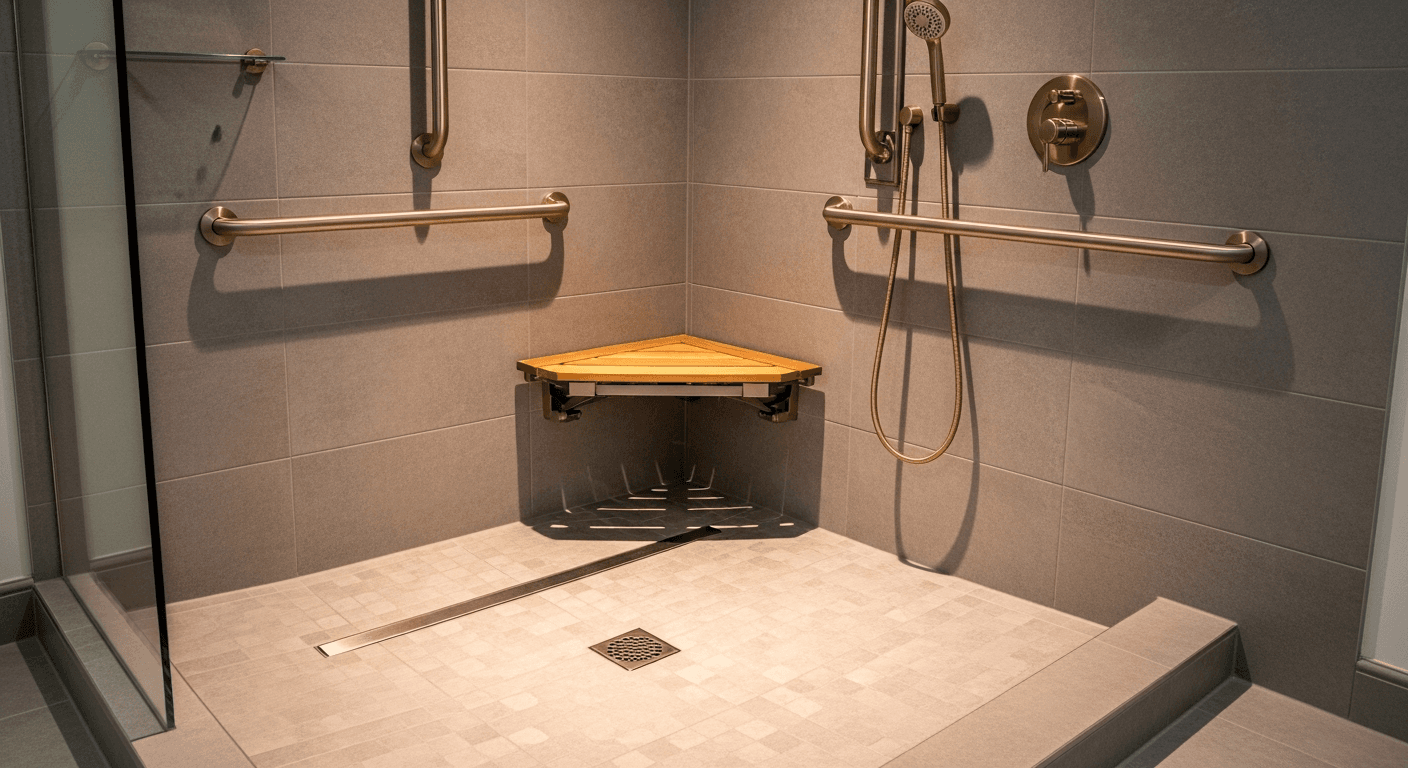 Curbless Shower Installation in Apex